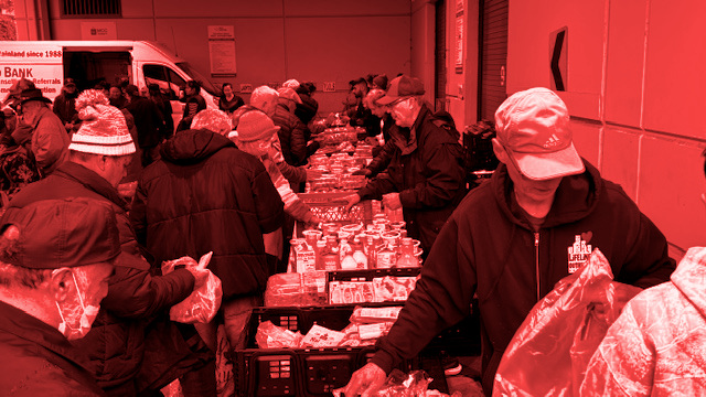 Grocery distribution table
